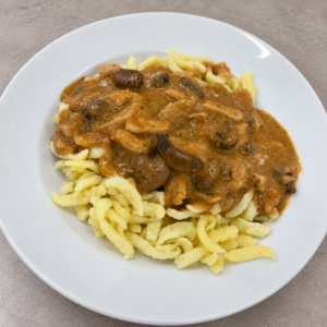 Geschnetzeltes mit Spätzle